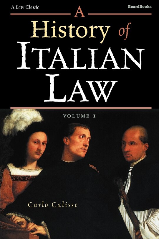 Front cover_A History of Italian Law