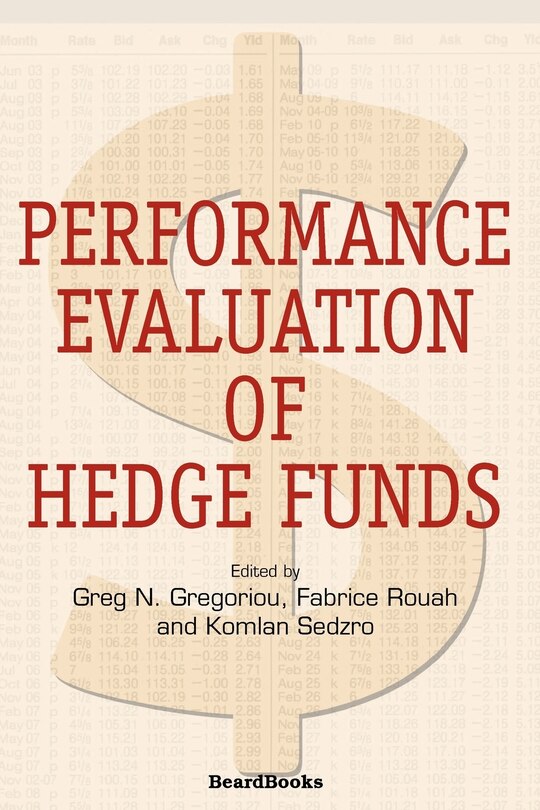 Couverture_Performance Evaluation of Hedge Funds
