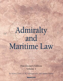 Front cover_Admiralty and Maritime Law Volume 1