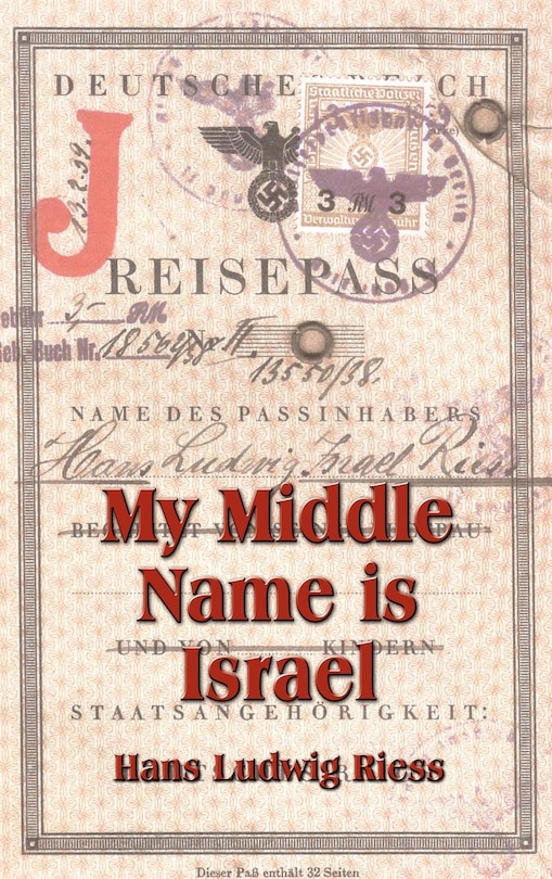 Front cover_My Middle Name Is Israel