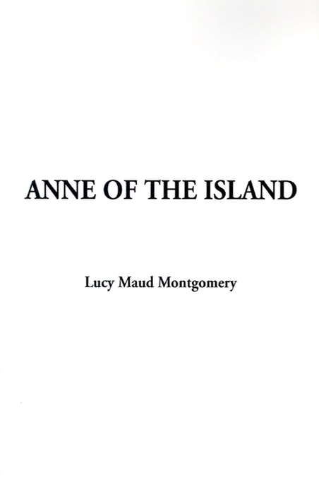 Front cover_Anne of the Island