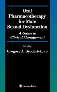 Front cover_Oral Pharmacotherapy for Male Sexual Dysfunction