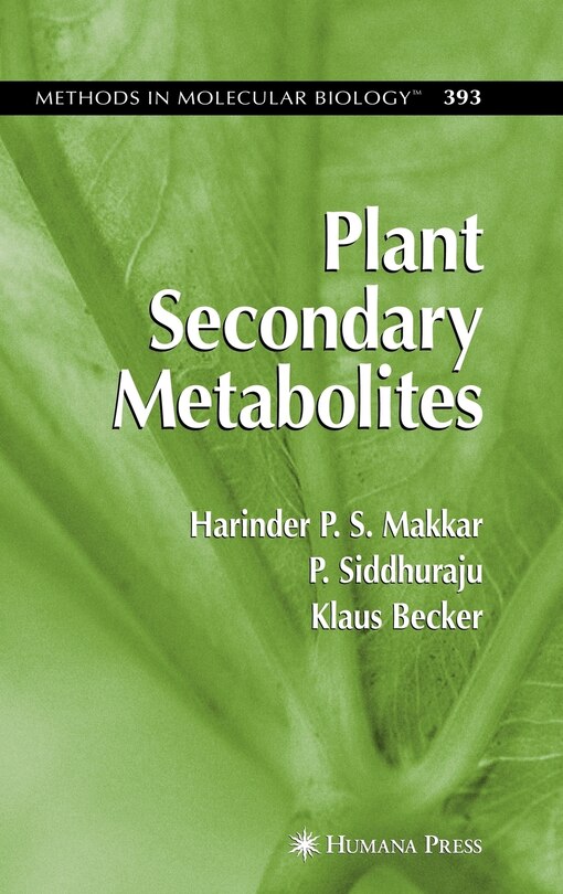 Front cover_Plant Secondary Metabolites