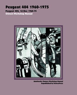 Front cover_Peugeot 404 1960-75: Peugeot 404, 1618cc