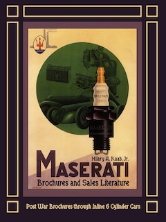 Front cover_Maserati Brochures And Sales Literature - Post War Brochures Through Inline 6 Cylinder Cars