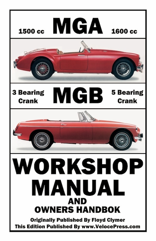 Front cover_MGA & MGB Workshop Manual & Owners Handbook