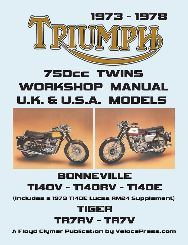 Front cover_TRIUMPH 750cc TWINS 1973-1978 WORKSHOP MANUAL