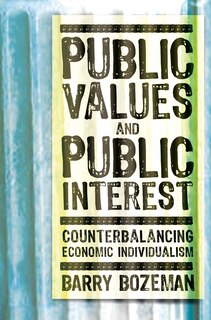 Front cover_Public Values And Public Interest