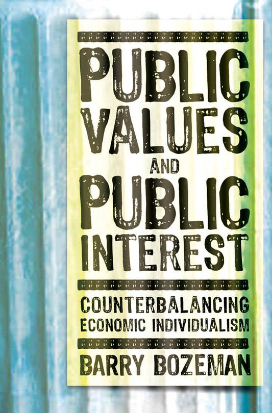 Front cover_Public Values And Public Interest