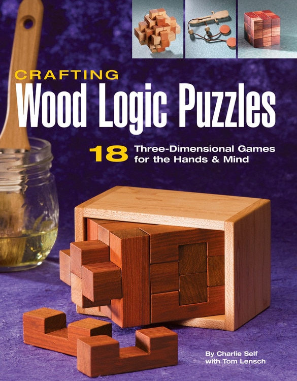 Front cover_Crafting Wood Logic Puzzles