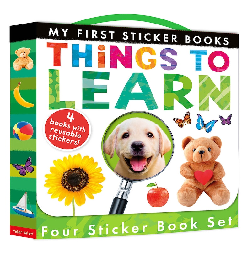 Things To Learn: Four Sticker Book Set