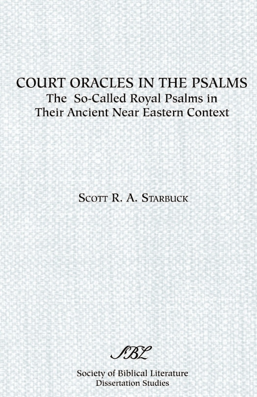 Couverture_Court Oracles in the Psalms