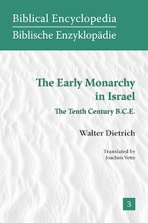 Couverture_The Early Monarchy in Israel