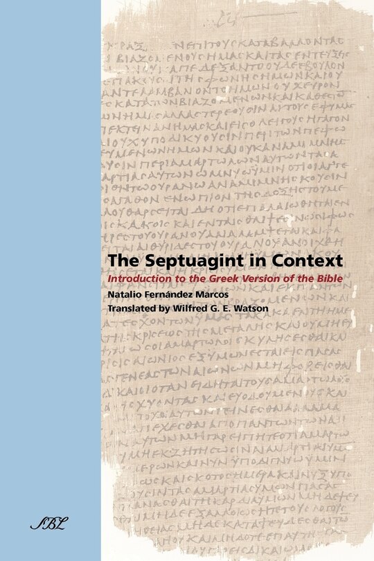Front cover_The Septuagint In Context