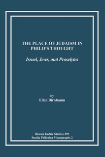 Couverture_The Place of Judaism in Philo's Thought