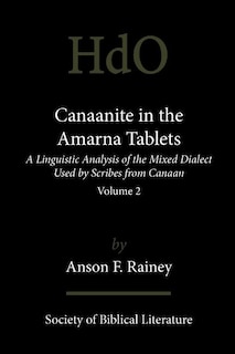 Couverture_Canaanite In The Amarna Tablets