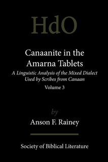 Front cover_Canaanite in the Amarna Tablets