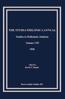 Couverture_The Studia Philonica Annual VIII, 1996