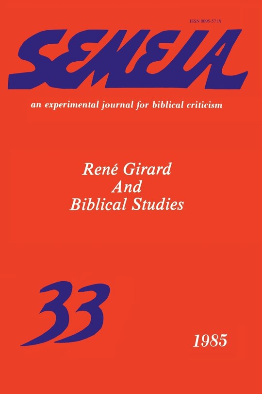 Front cover_Semeia 33