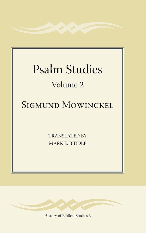Front cover_Psalm Studies, Volume 2