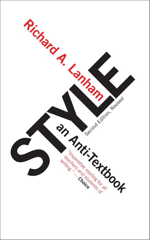 Couverture_Style: An Anti-Textbook