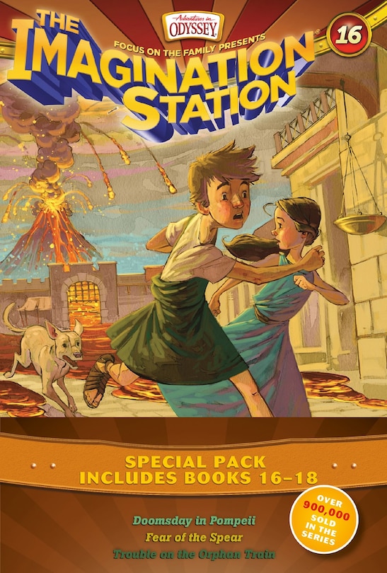 Imagination Station Books 3-pack: Doomsday In Pompeii / In Fear Of The Spear / Trouble On The Orphan Train