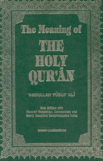 Couverture_The Meaning Of The Holy Qu'ran
