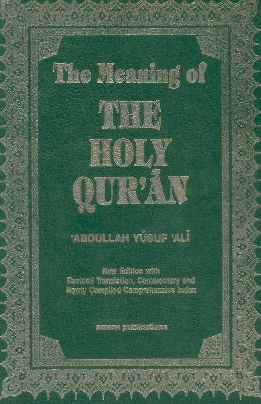 Couverture_The Meaning Of The Holy Qu'ran