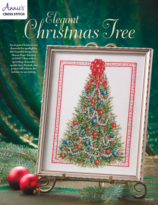 Front cover_Elegant Christmas Tree Cross Stitch