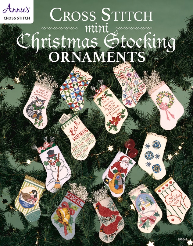 Couverture_Cross Stitch Mini Christmas Stocking Ornaments