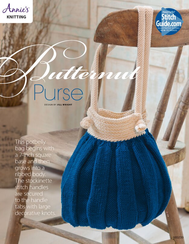 Front cover_Butternut Purse Knit Pattern