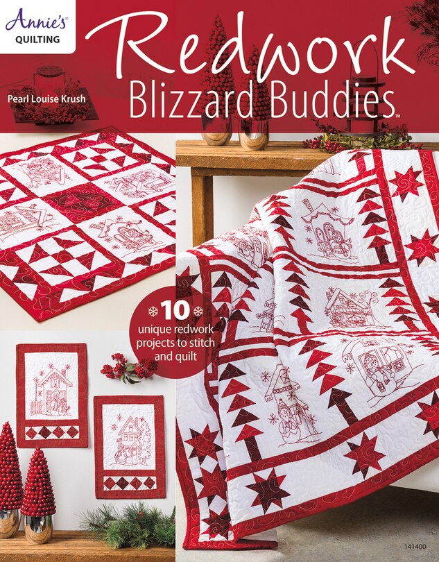 Front cover_Redwork Blizzard Buddies