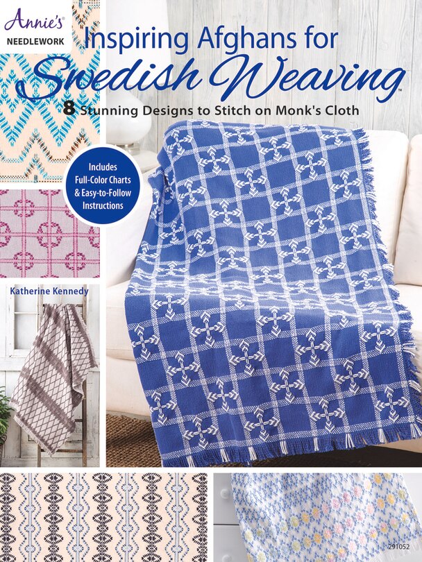 Front cover_Inspiring Afghans For Swedish Weaving