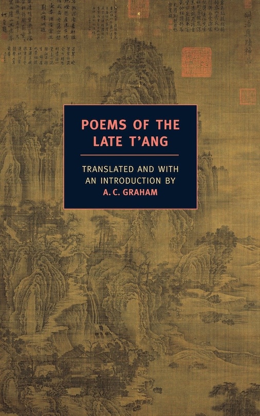Front cover_Poems of the Late T'ang