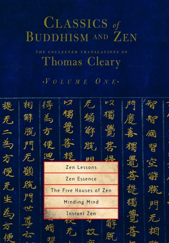 Couverture_Classics Of Buddhism And Zen, Volume One