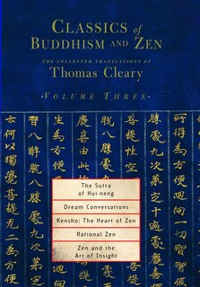 Front cover_Classics Of Buddhism And Zen, Volume Three