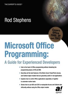 Front cover_Microsoft Office Programming