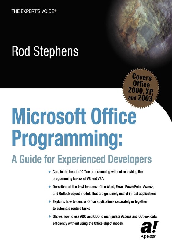 Front cover_Microsoft Office Programming