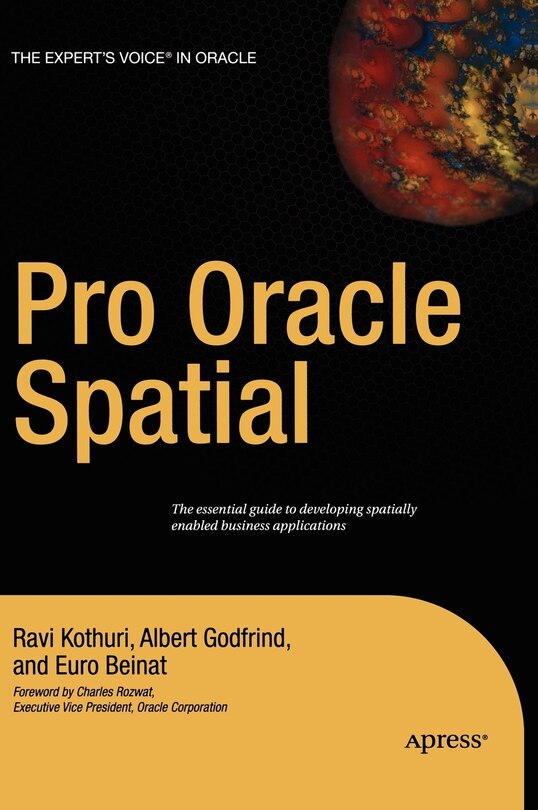 Front cover_Pro Oracle Spatial