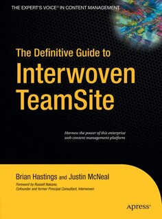 Front cover_The Definitive Guide to Interwoven TeamSite