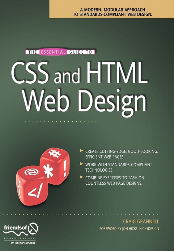 Front cover_The Essential Guide To Css And Html Web Design