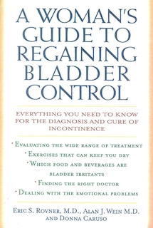 Front cover_A Woman's Guide to Regaining Bladder Control