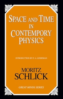 Front cover_Space And Time In Contemporary Physics