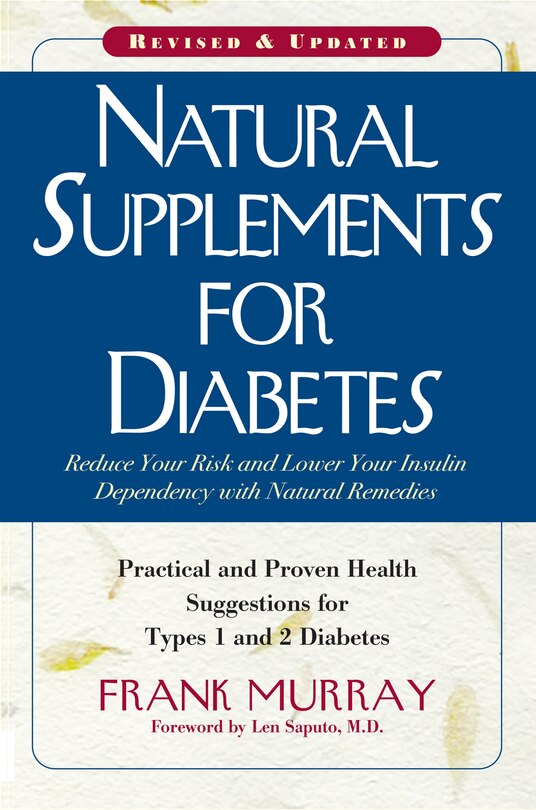 Front cover_Natural Supplements for Diabetes
