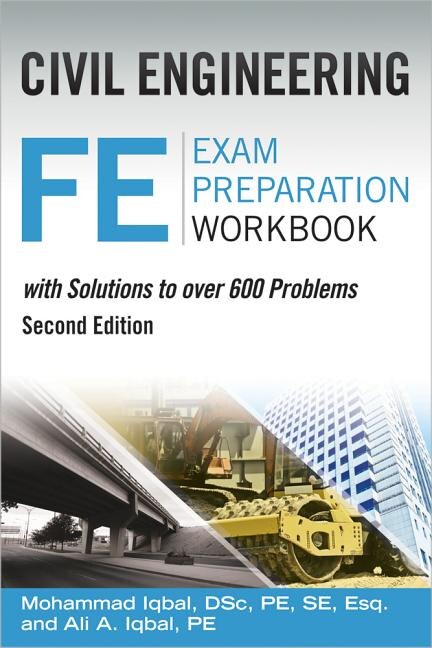 Couverture_Civil Engineering FE Exam Preparation Workbook