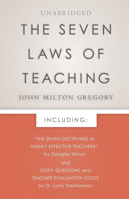 Front cover_The Seven Laws of Teaching