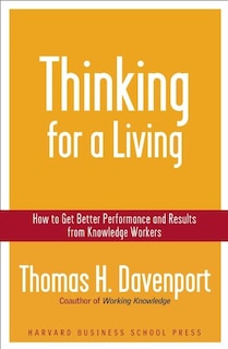 Couverture_Thinking for a Living