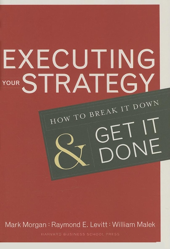 Front cover_Executing Your Strategy