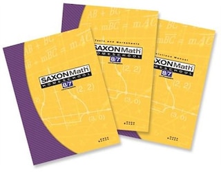Saxon Math 8/7 Homeschool Kit
