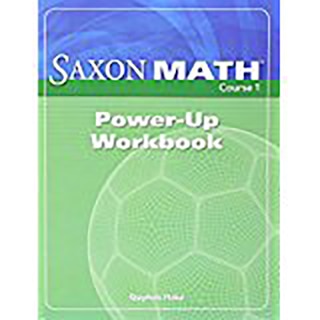 Saxon Math - Power Up Workbook, Course 1, Grade 6